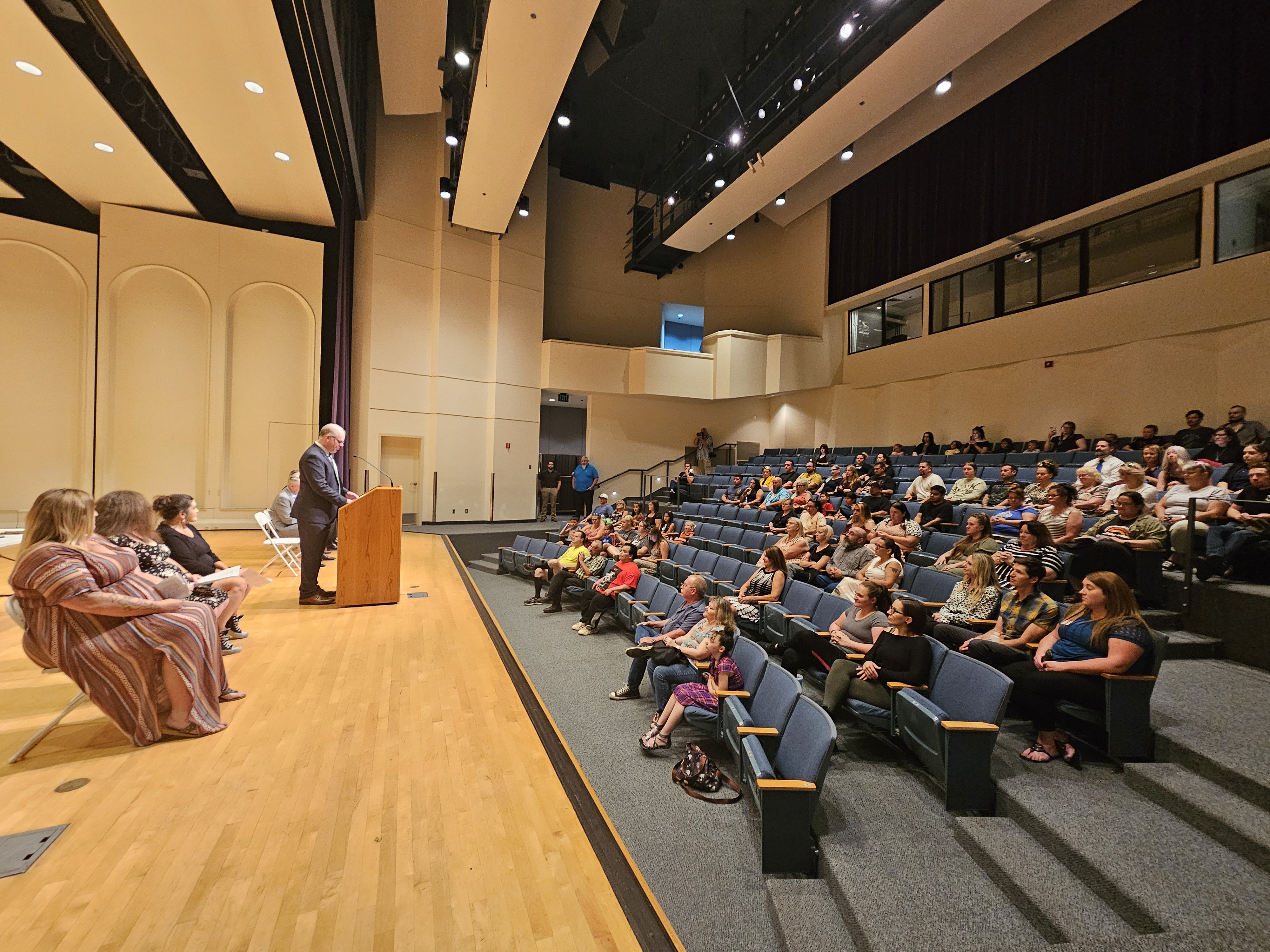 Attendees at a Canyon County Mental Health Court graduation in August 2024.