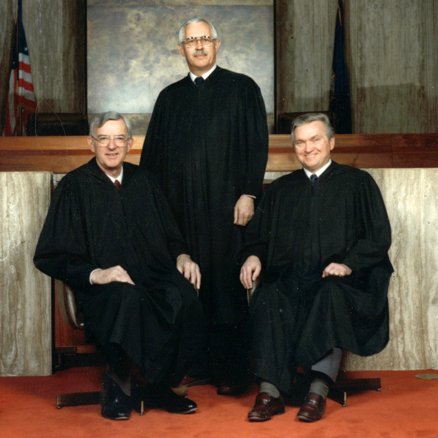 The first members of the Idaho Court of Appeals pose for a photo in 1982.