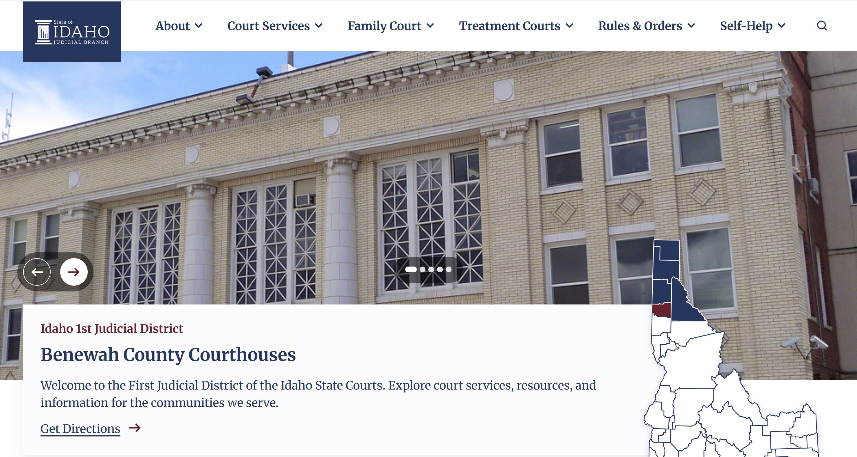 Idaho's Judicial Districts Launch New Websites